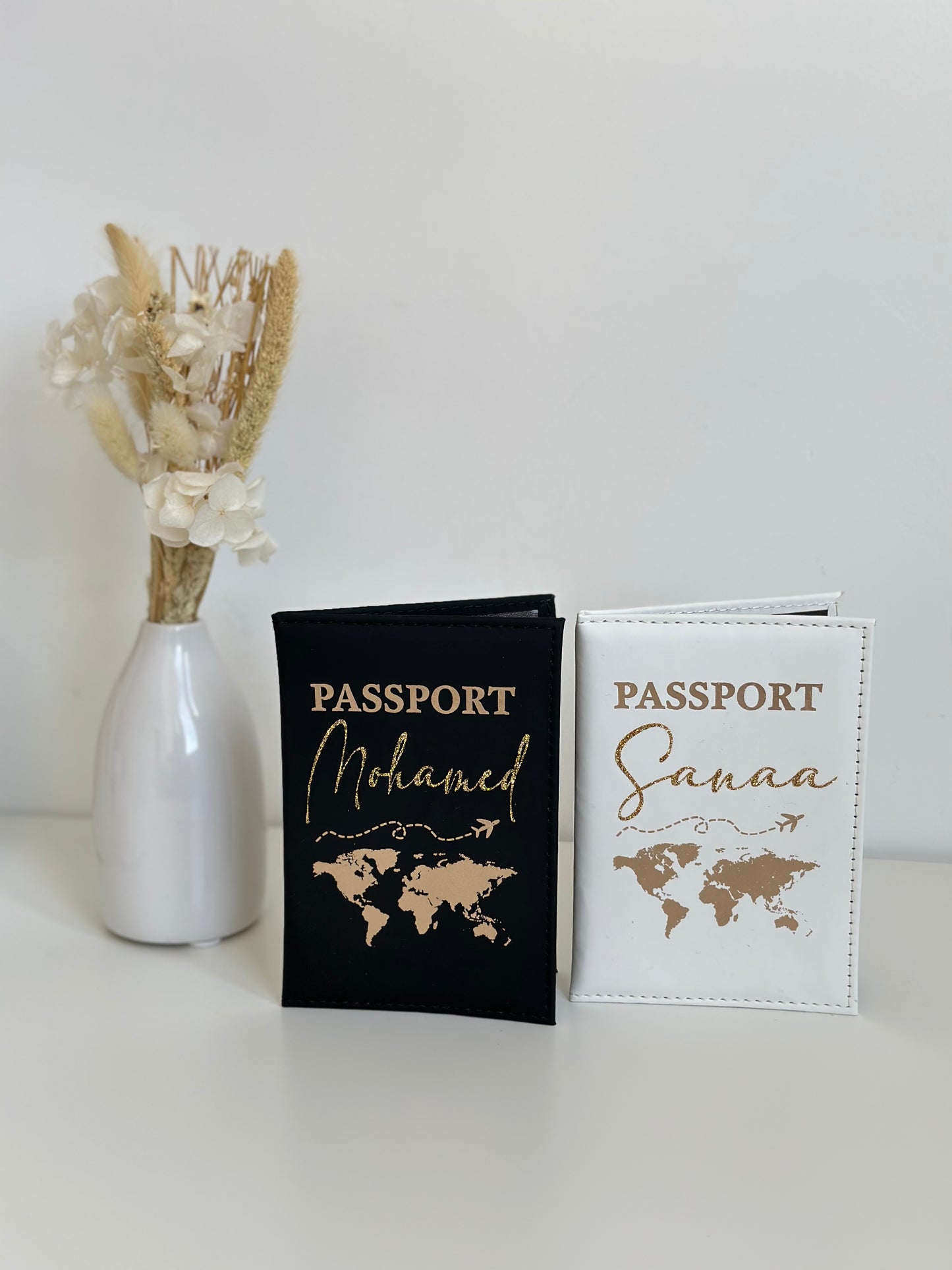 Protège passeport blanc