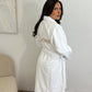 Peignoir de bain blanc personnalisé