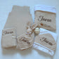 Coffret de naissance en gaz de coton 6 pièces