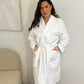 Peignoir de bain blanc personnalisé