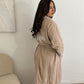 Peignoir de bain marron personnalisé