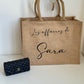 Sac en jute beige grand