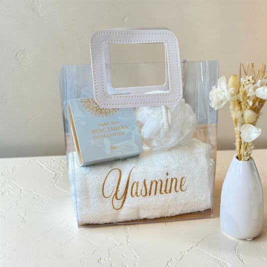 Coffret serviette personnalisé