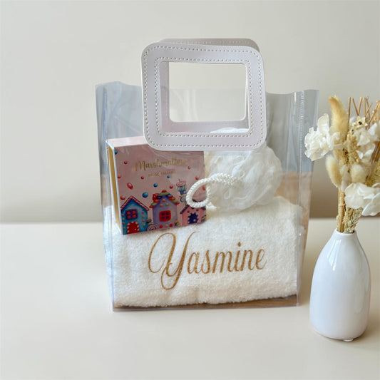 Coffret serviette personnalisé