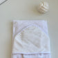 Cape de bain gaz de coton + gant
