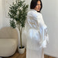 Coffret bride peignoir à plumes