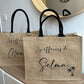 Sac en jute beige grand