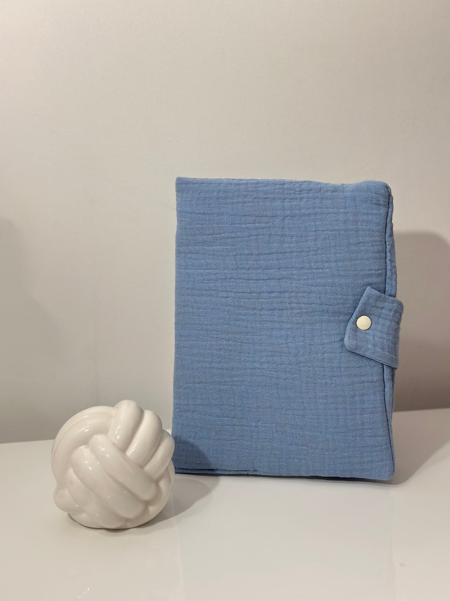 Protège carnet de santé en gaz de coton