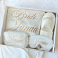 Coffret bride peignoir à plumes