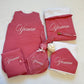 Coffret de naissance en gaz de coton 6 pièces